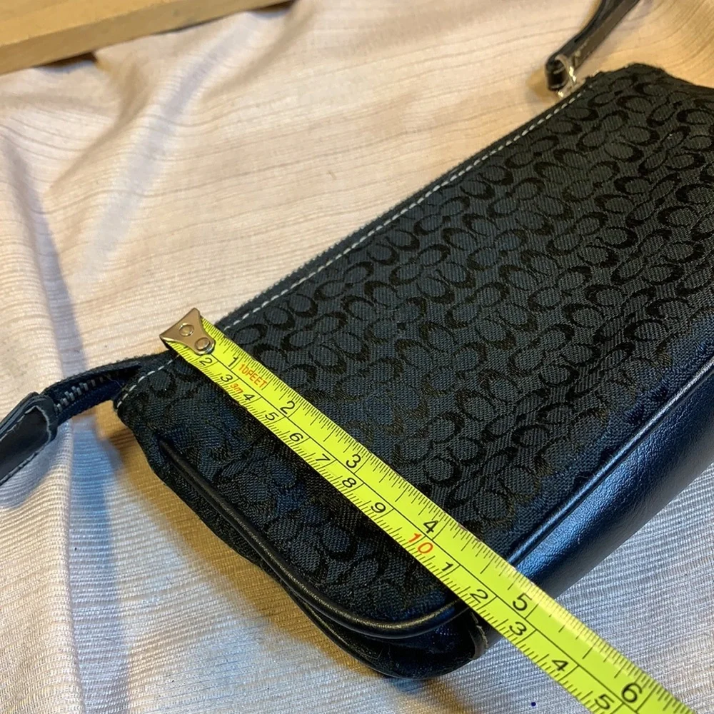 Coach vintage wallet/pouch leather/canvas